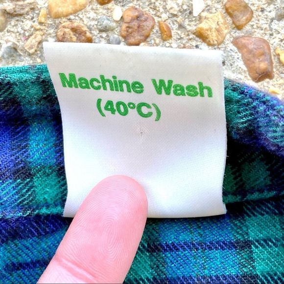 Men's My Grandfather Shirt Plaid Made in Ireland Long Sleeve Shirt Size L - Picture 7 of 8